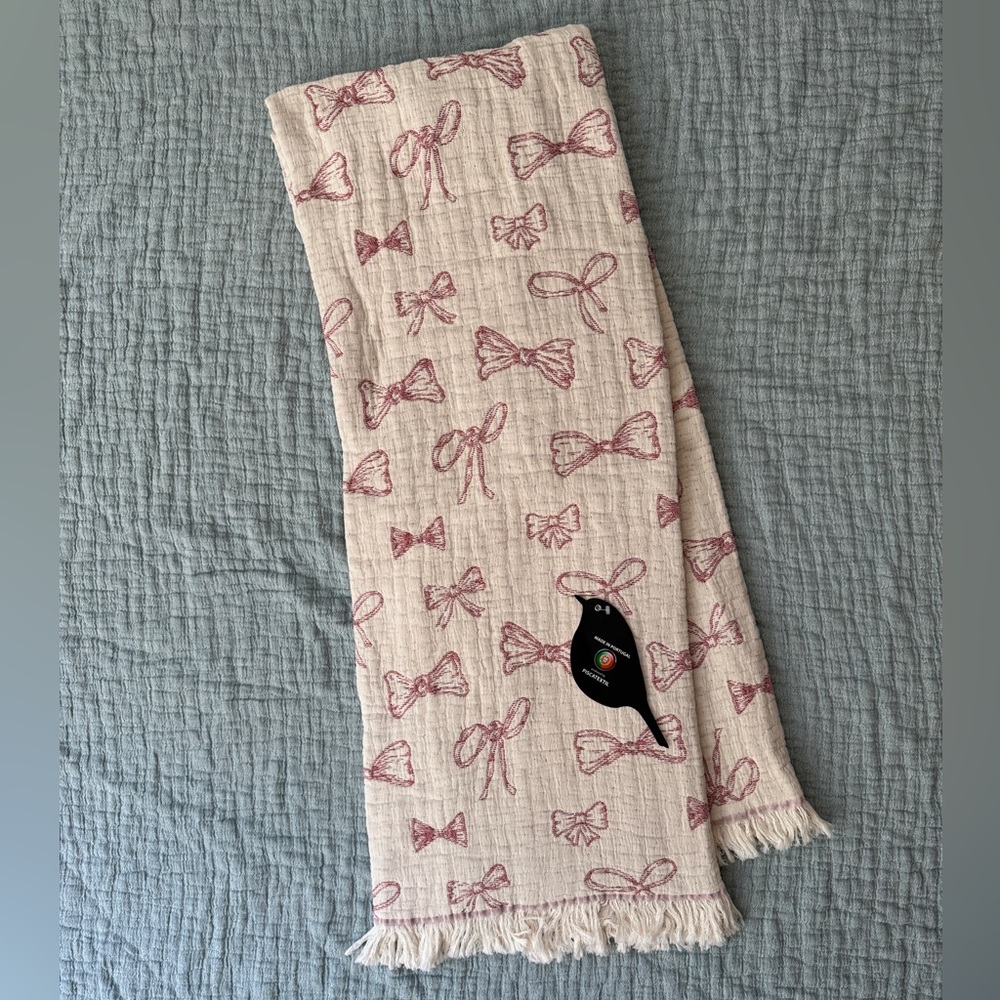 Piscatextil Bow Pattern Throw Blanket